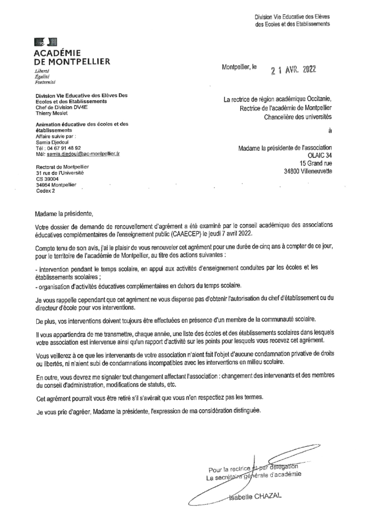 EN NotificationAGREMENT2022